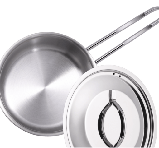 Premier 3-ply Clad Stainless Steel Sauce Pan TPS-16/18 - Image 2